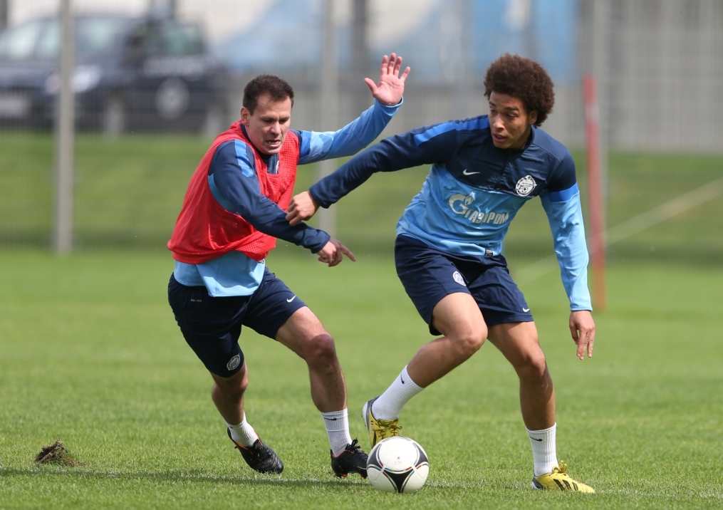 Тренировка «Зенита» перед матчем «Зенит» — «Волга»