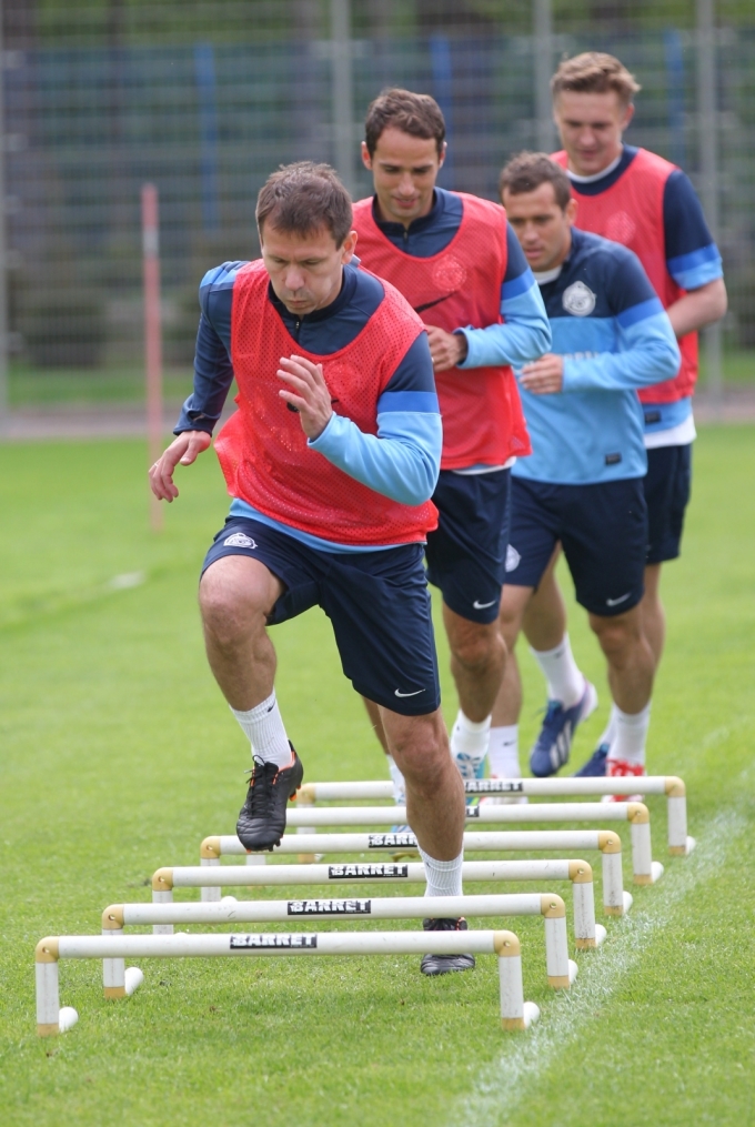 Тренировка «Зенита» перед матчем «Зенит» — «Волга»