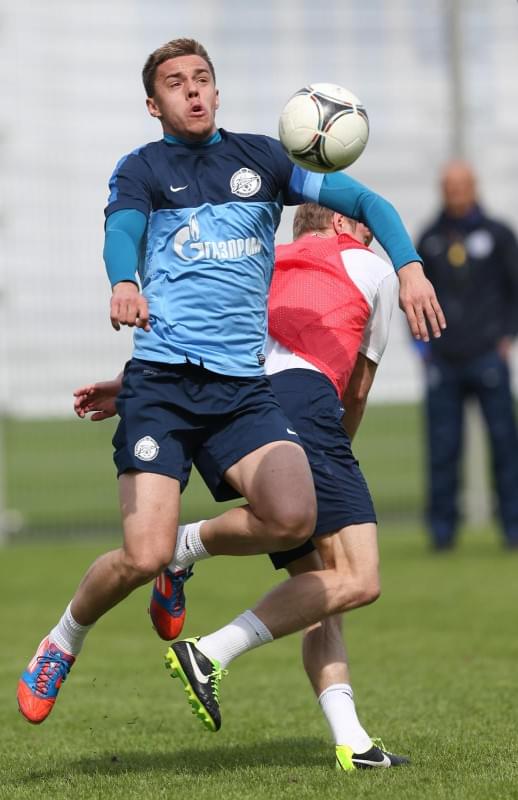 Тренировка «Зенита» перед матчем «Зенит» — «Волга»