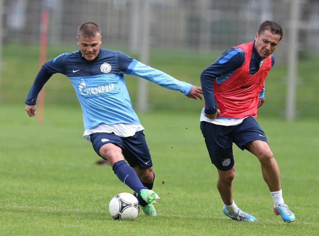 Тренировка «Зенита» перед матчем «Зенит» — «Волга»
