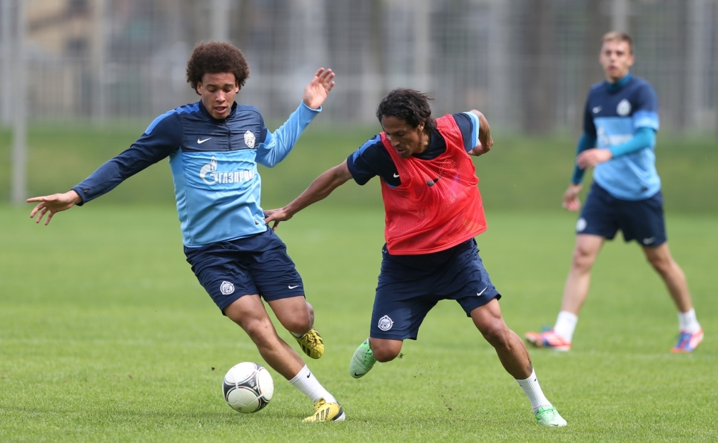 Тренировка «Зенита» перед матчем «Зенит» — «Волга»