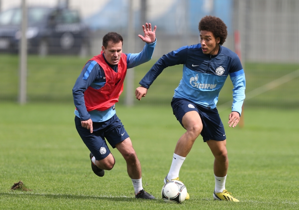Тренировка «Зенита» перед матчем «Зенит» — «Волга»