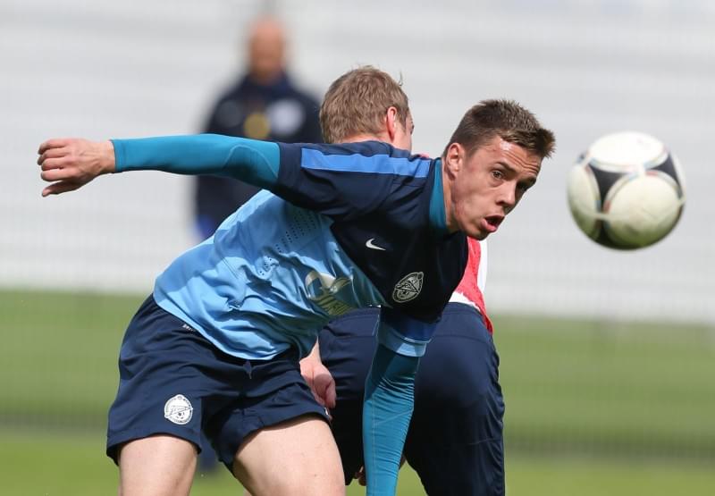 Тренировка «Зенита» перед матчем «Зенит» — «Волга»