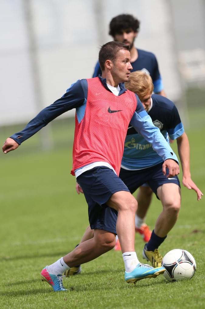 Тренировка «Зенита» перед матчем «Зенит» — «Волга»