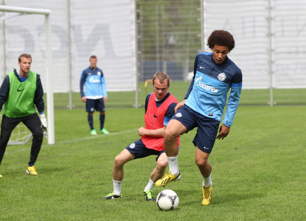 Тренировка «Зенита» перед матчем «Зенит» — «Волга»