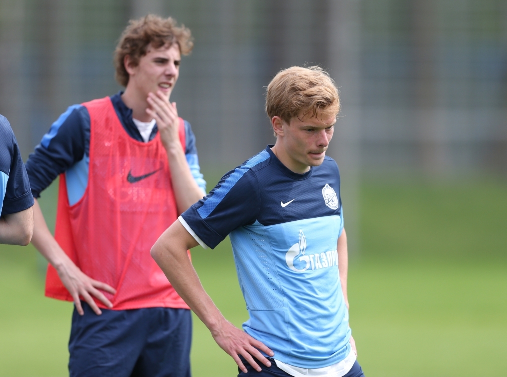 Тренировка «Зенита» перед матчем «Зенит» — «Волга»