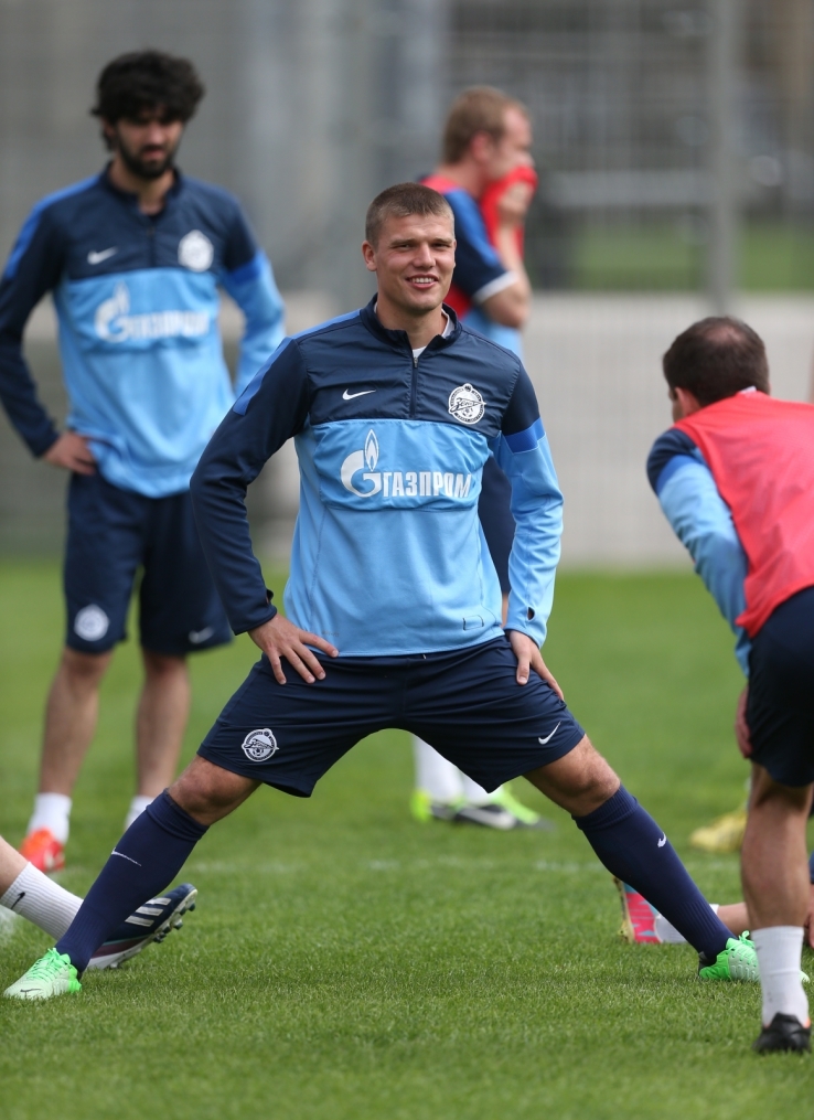 Тренировка «Зенита» перед матчем «Зенит» — «Волга»