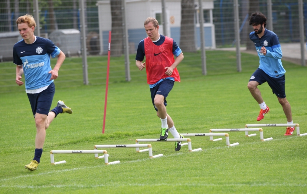 Тренировка «Зенита» перед матчем «Зенит» — «Волга»
