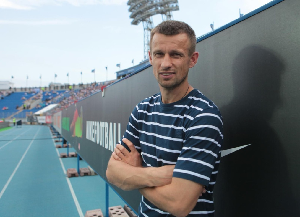 Последний выход Сергея Семака, полузащитника ФК «Зенит» на поле стадиона «Петровский»