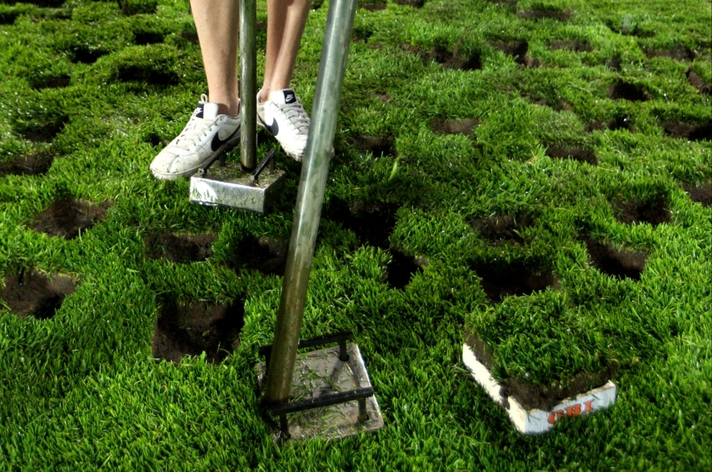 «ОБИ» подарил газон «Петровского» болельщикам