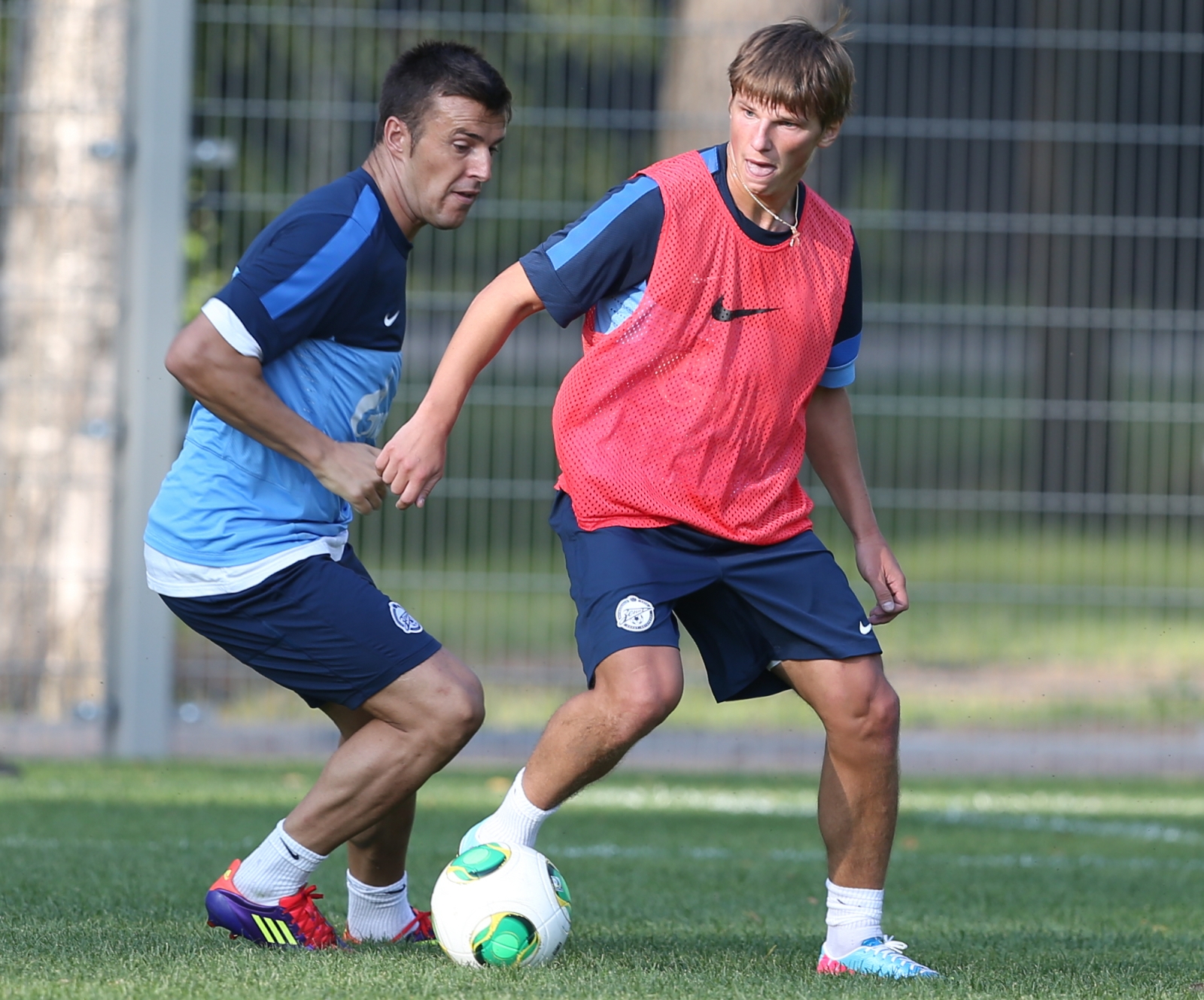 Сборы Зенита в Удельном парке: 28 июня, вечерняя тренировка