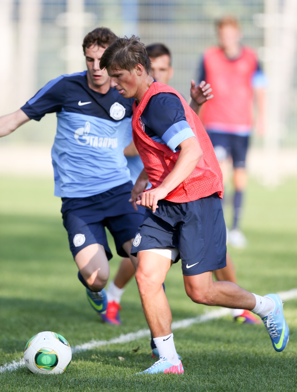 Сборы Зенита в Удельном парке: 28 июня, вечерняя тренировка