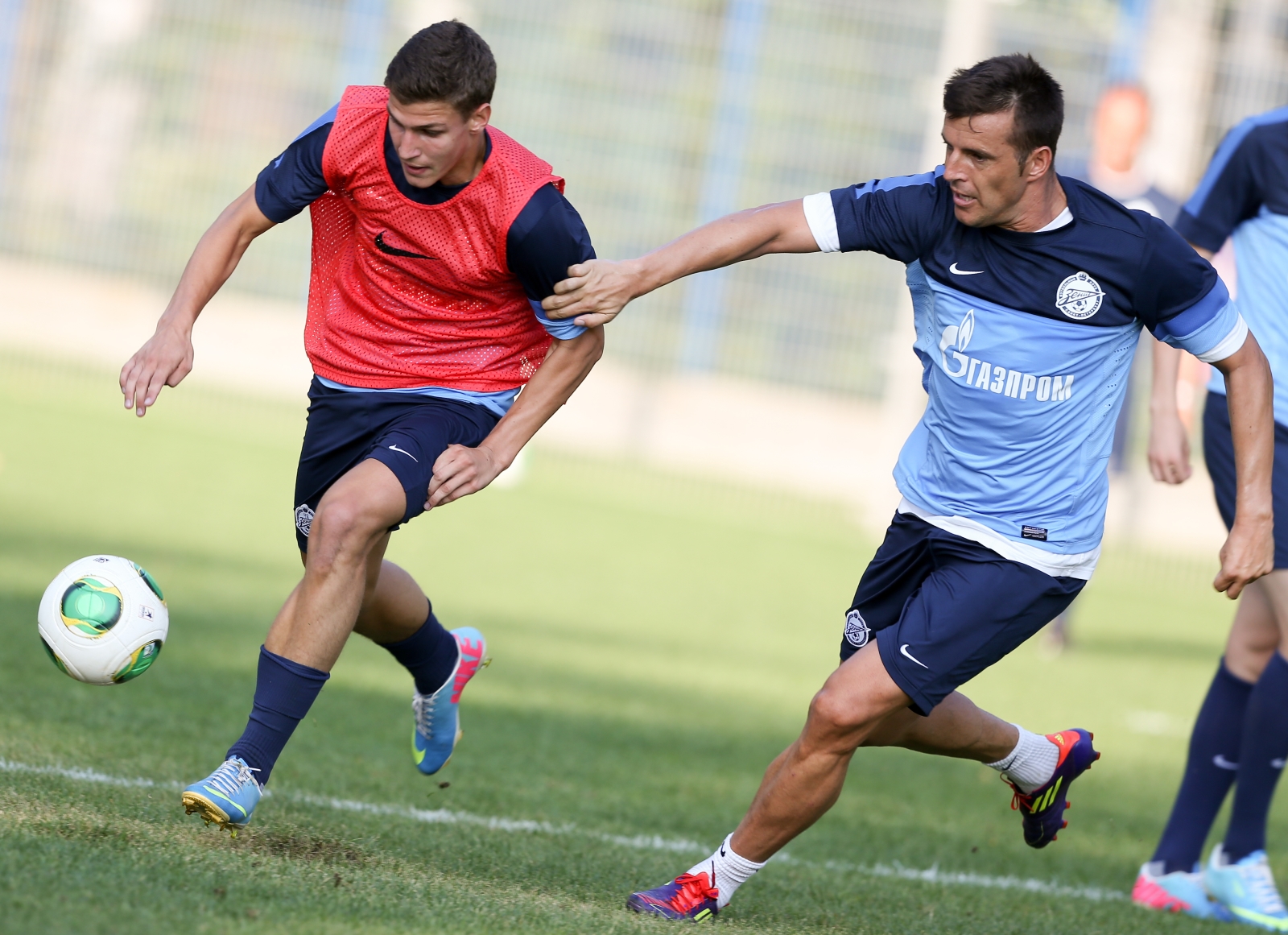 Сборы Зенита в Удельном парке: 28 июня, вечерняя тренировка