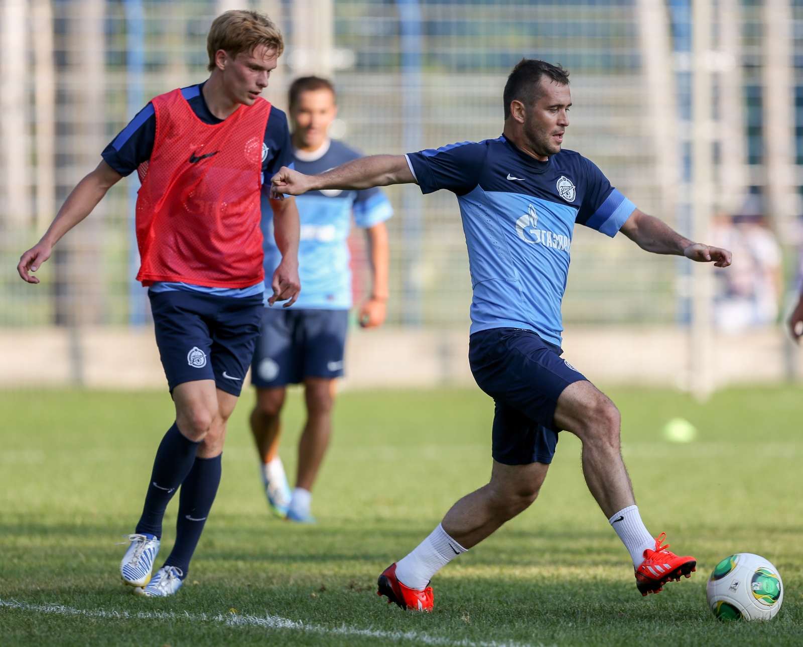 Сборы Зенита в Удельном парке: 28 июня, вечерняя тренировка