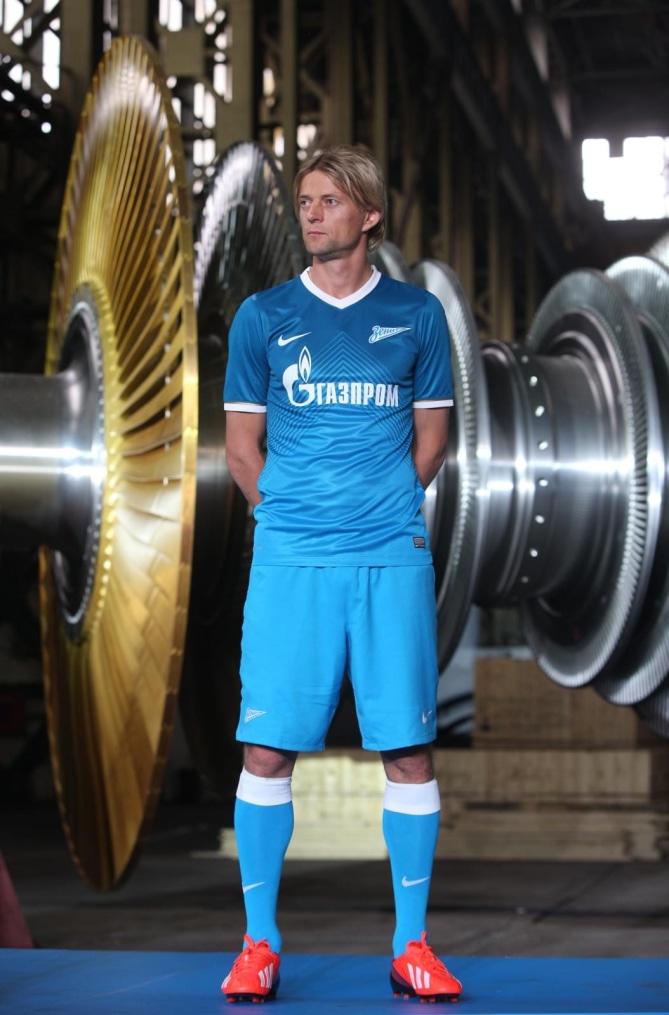 Презентация игровой формы ФК «Зенит» на сезон-2013/14