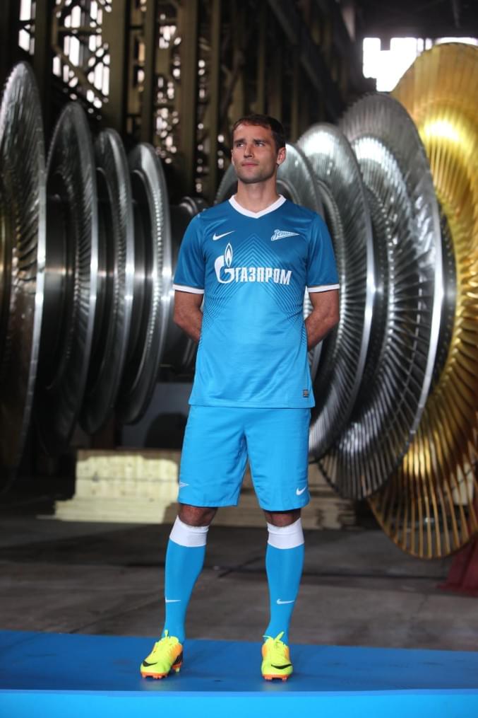 Презентация игровой формы ФК «Зенит» на сезон-2013/14