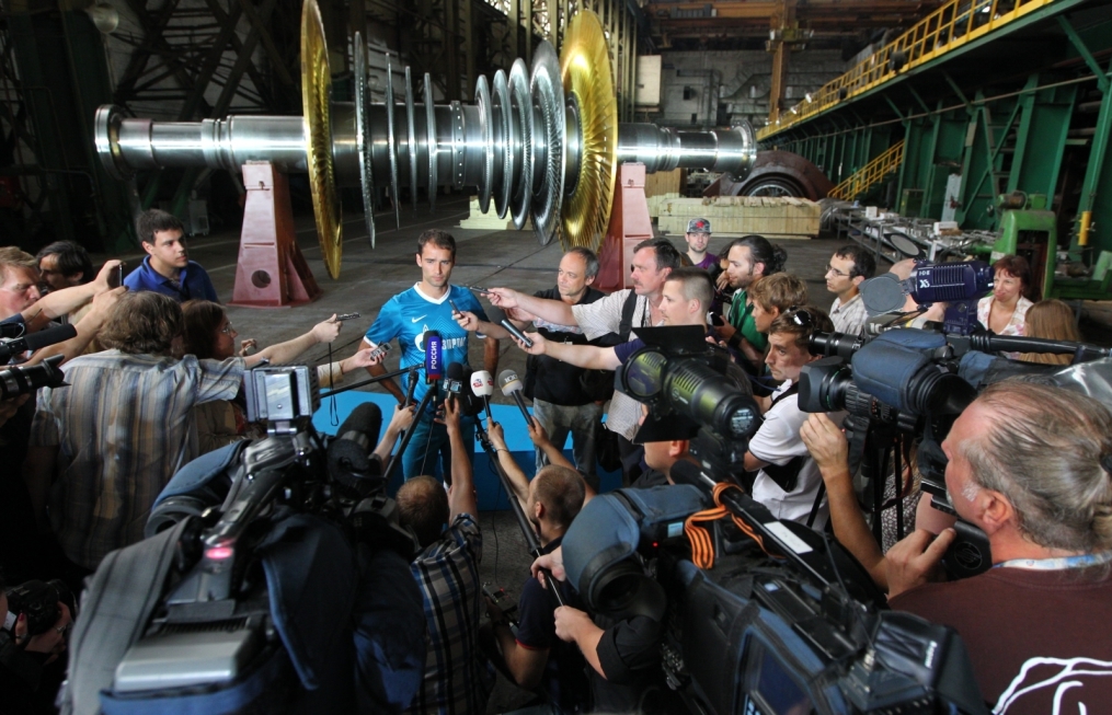 Презентация игровой формы ФК «Зенит» на сезон-2013/14