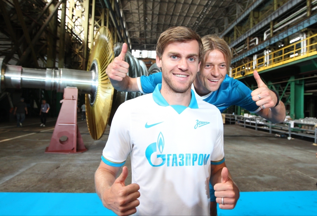 Презентация игровой формы ФК «Зенит» на сезон-2013/14