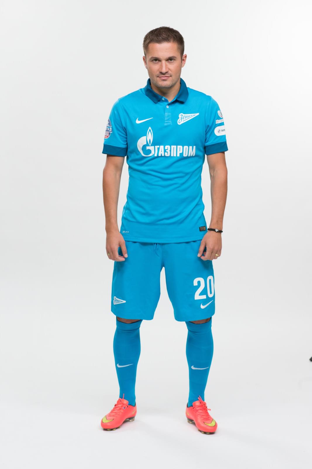 Фотосессия футболистов и тренеров основного состава ФК «Зенит» сезона 2014/2015