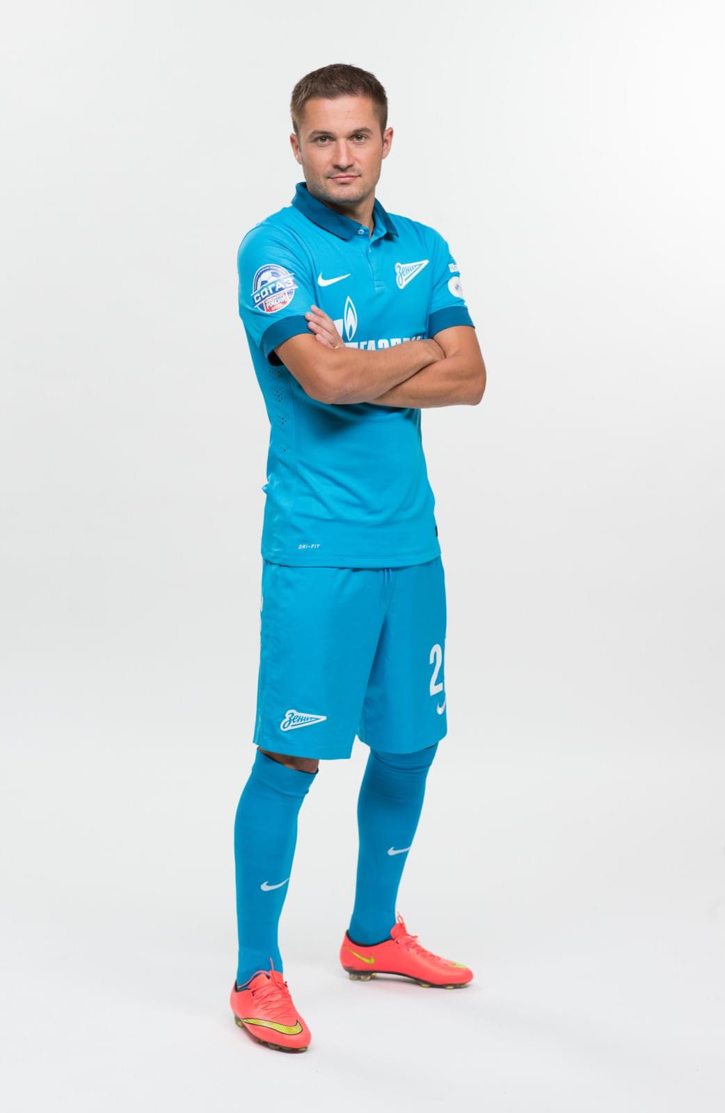 Фотосессия футболистов и тренеров основного состава ФК «Зенит» сезона 2014/2015