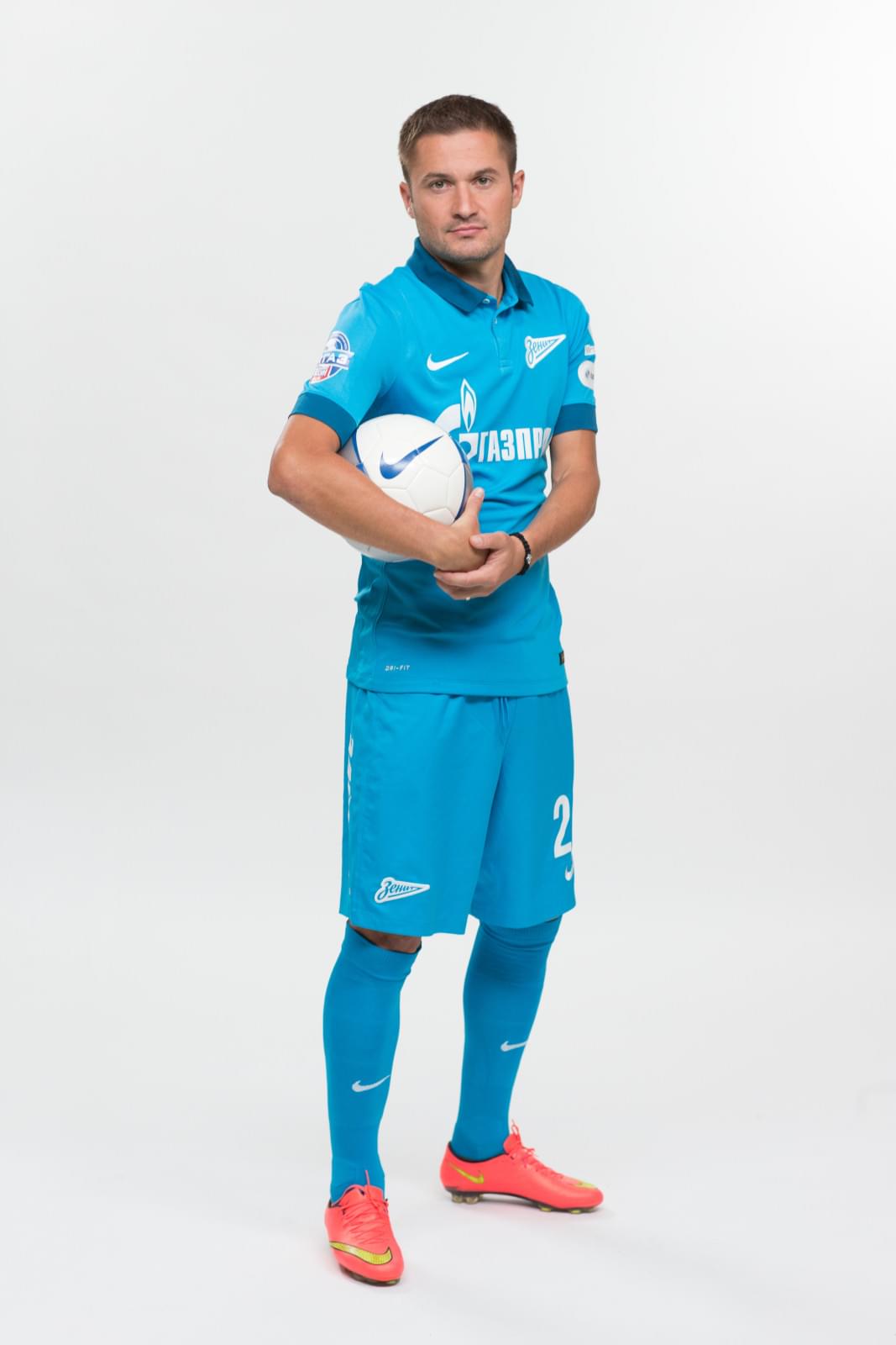 Фотосессия футболистов и тренеров основного состава ФК «Зенит» сезона 2014/2015