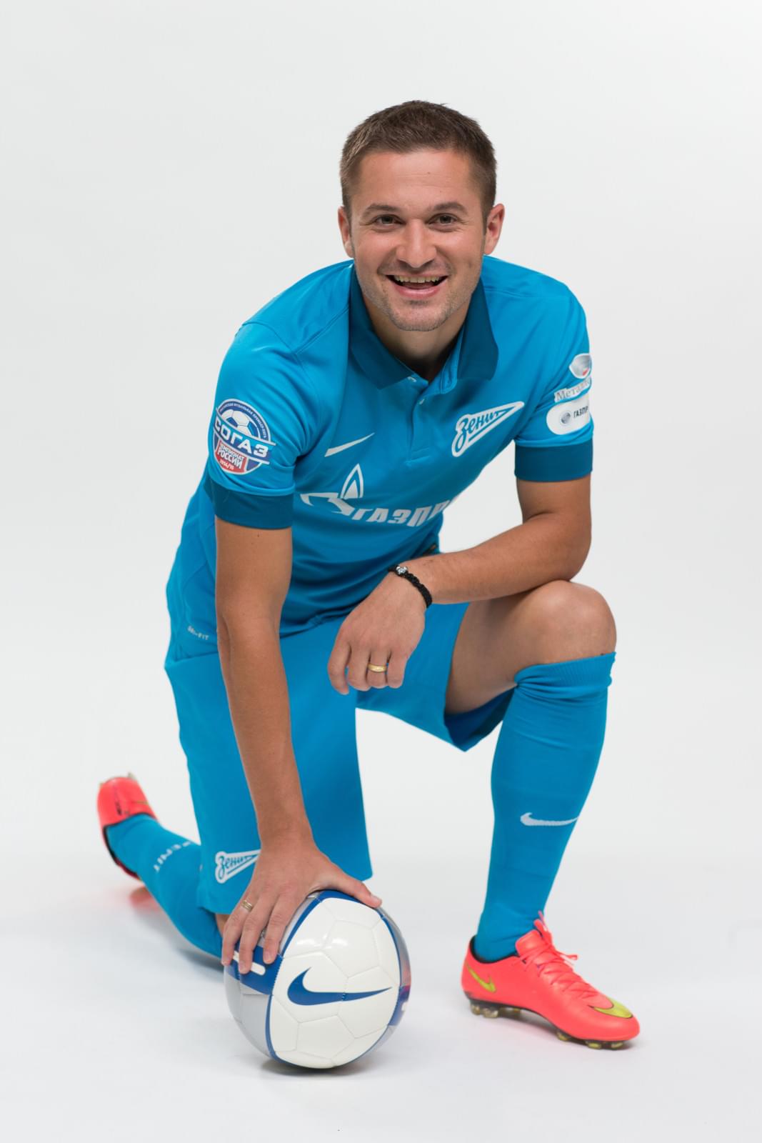 Фотосессия футболистов и тренеров основного состава ФК «Зенит» сезона 2014/2015