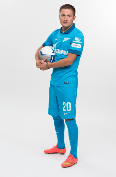 Фотосессия футболистов и тренеров основного состава ФК «Зенит» сезона 2014/2015