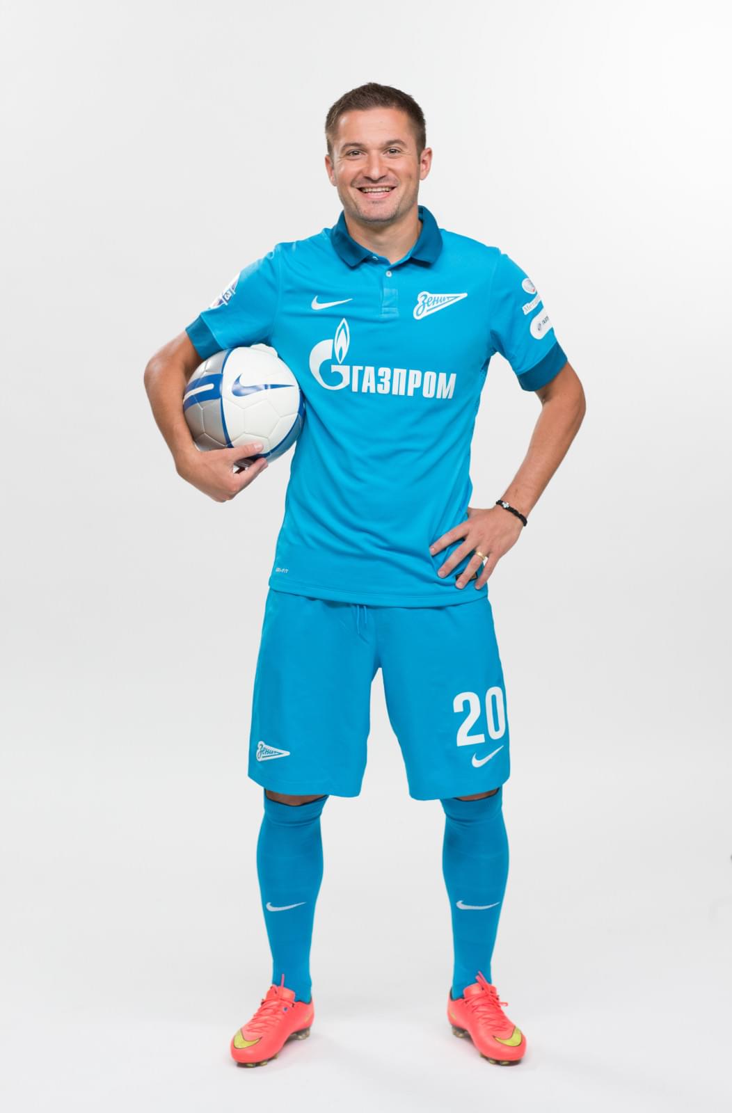 Фотосессия футболистов и тренеров основного состава ФК «Зенит» сезона 2014/2015