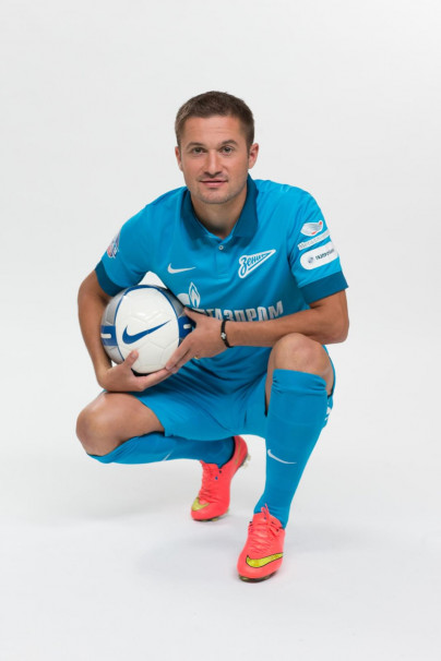 Фотосессия футболистов и тренеров основного состава ФК «Зенит» сезона 2014/2015