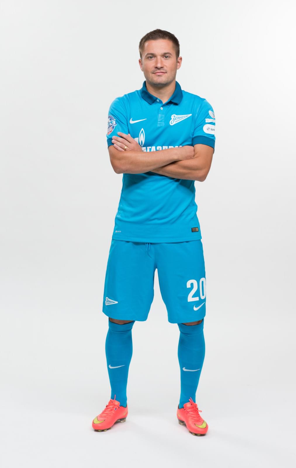 Фотосессия футболистов и тренеров основного состава ФК «Зенит» сезона 2014/2015