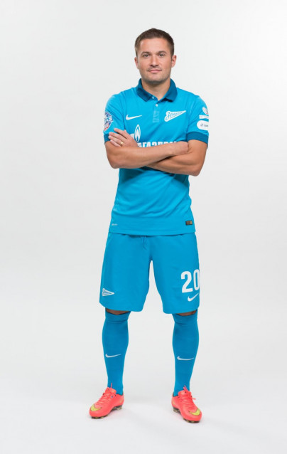 Фотосессия футболистов и тренеров основного состава ФК «Зенит» сезона 2014/2015