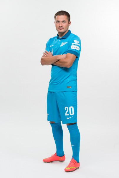 Фотосессия футболистов и тренеров основного состава ФК «Зенит» сезона 2014/2015