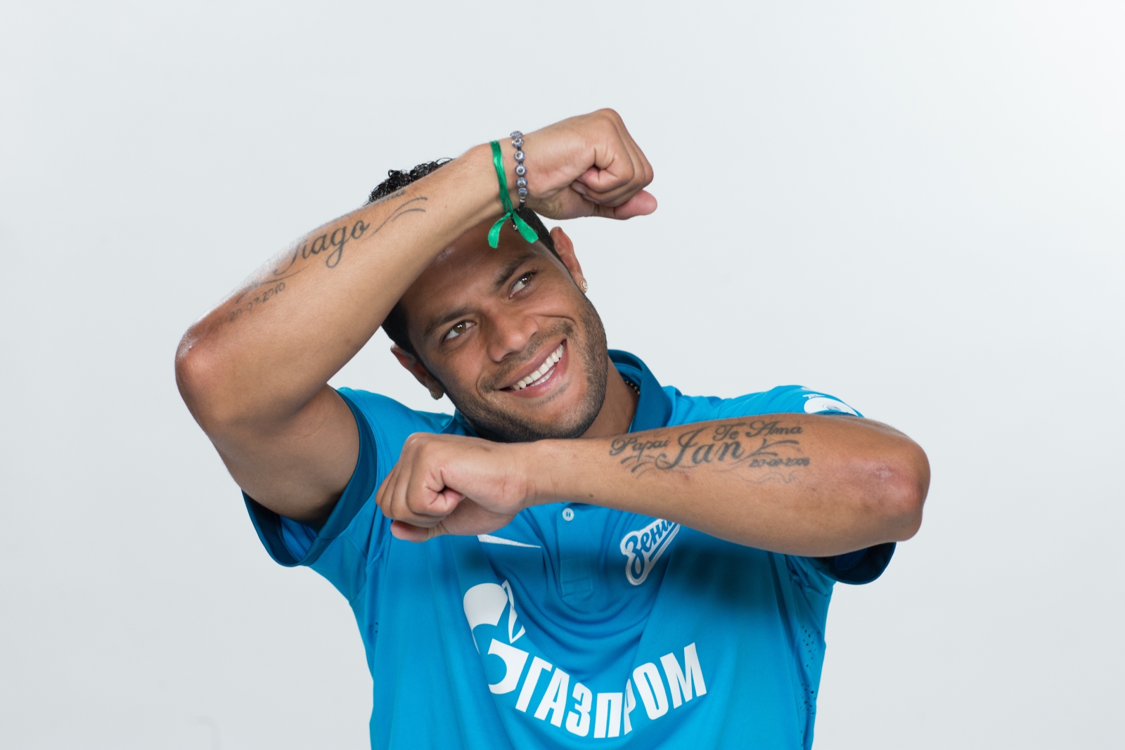 Фотосессия футболистов и тренеров основного состава ФК «Зенит» сезона 2014/2015