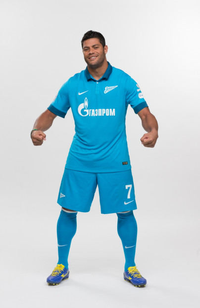 Фотосессия футболистов и тренеров основного состава ФК «Зенит» сезона 2014/2015