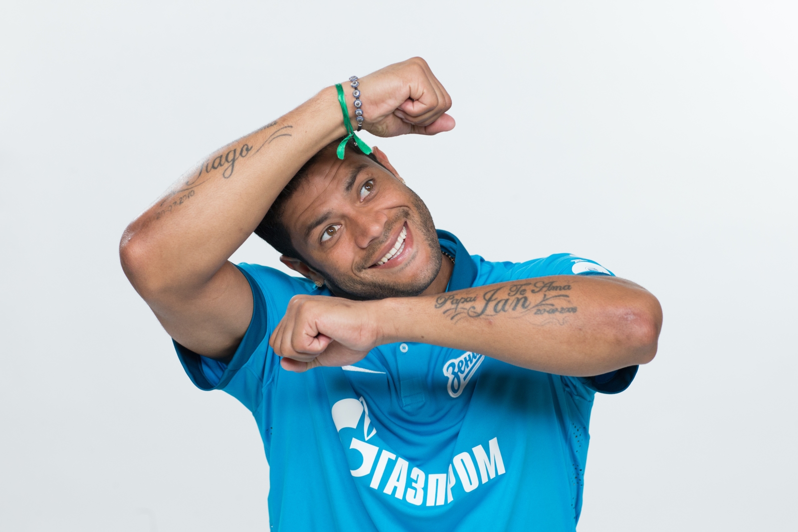 Фотосессия футболистов и тренеров основного состава ФК «Зенит» сезона 2014/2015