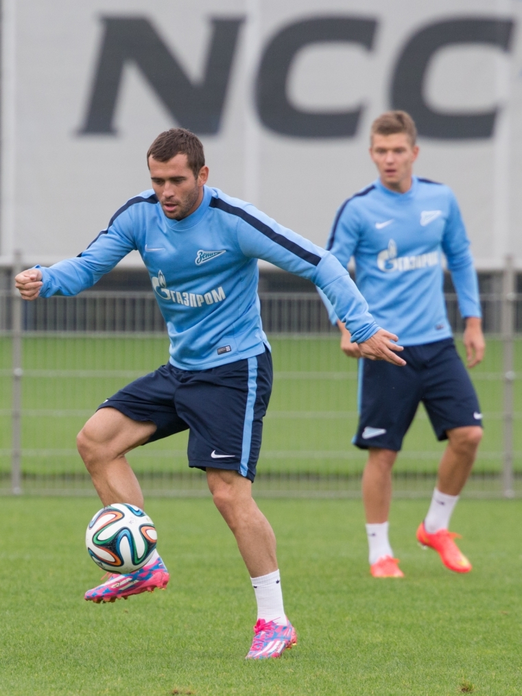 Открытая тренировка «Зенита» перед матчем с «Локомотивом»