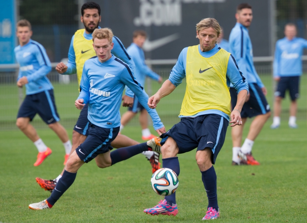 Открытая тренировка «Зенита» перед матчем с «Локомотивом»