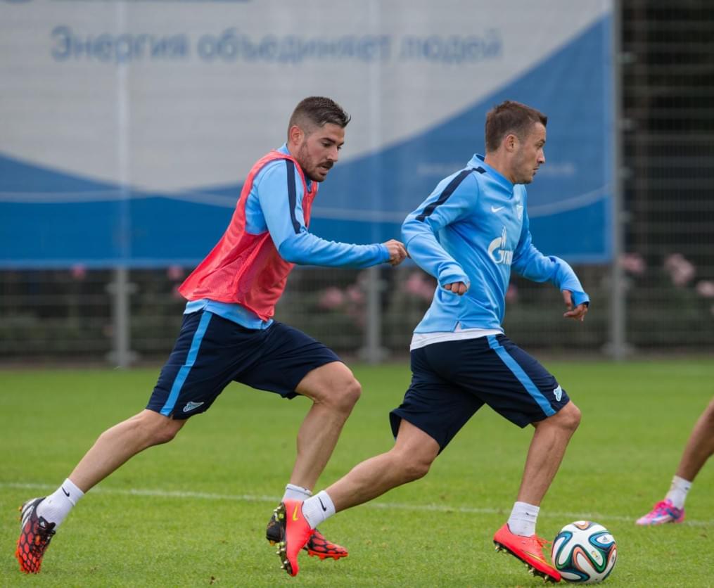 Открытая тренировка «Зенита» перед матчем с «Локомотивом»