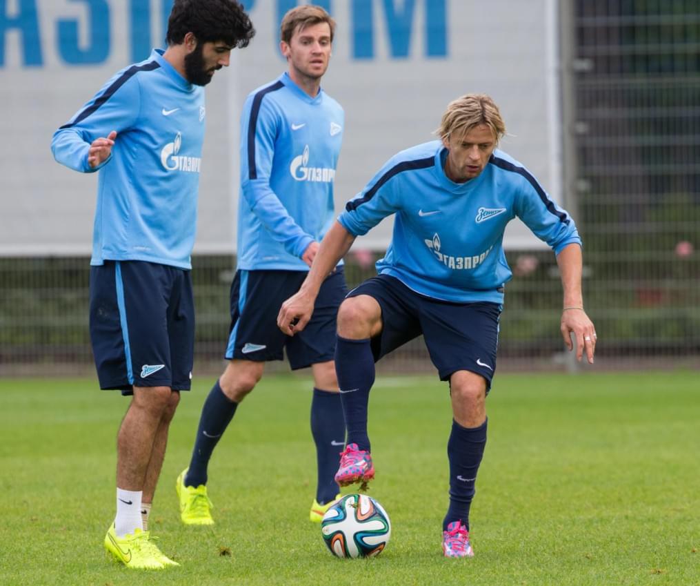 Открытая тренировка «Зенита» перед матчем с «Локомотивом»