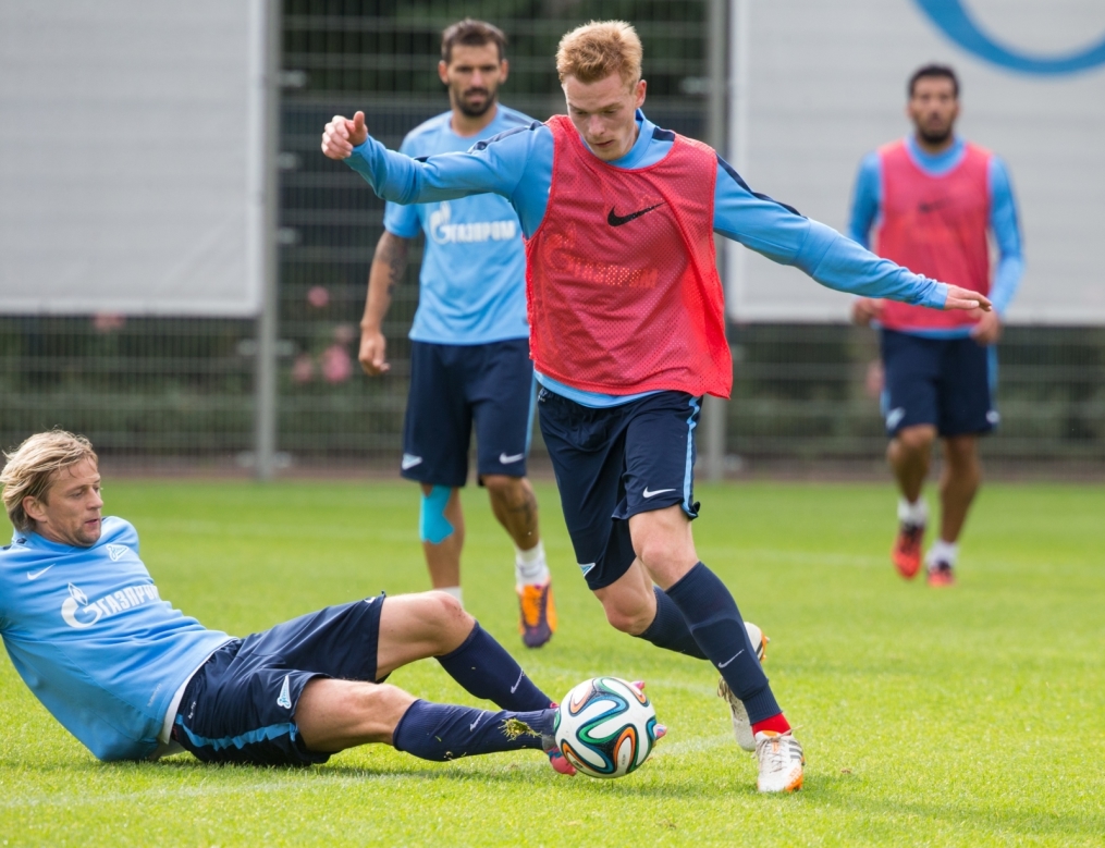 Открытая тренировка «Зенита» перед матчем с «Локомотивом»