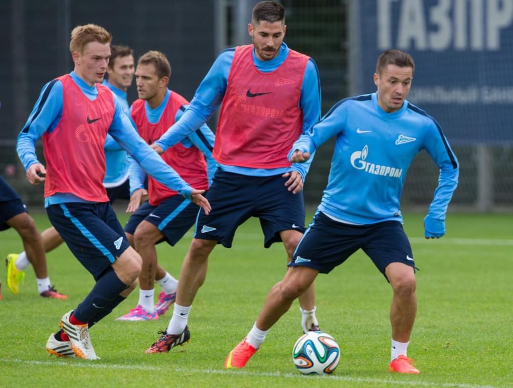 Открытая тренировка «Зенита» перед матчем с «Локомотивом»