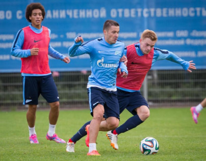 Открытая тренировка «Зенита» перед матчем с «Локомотивом»