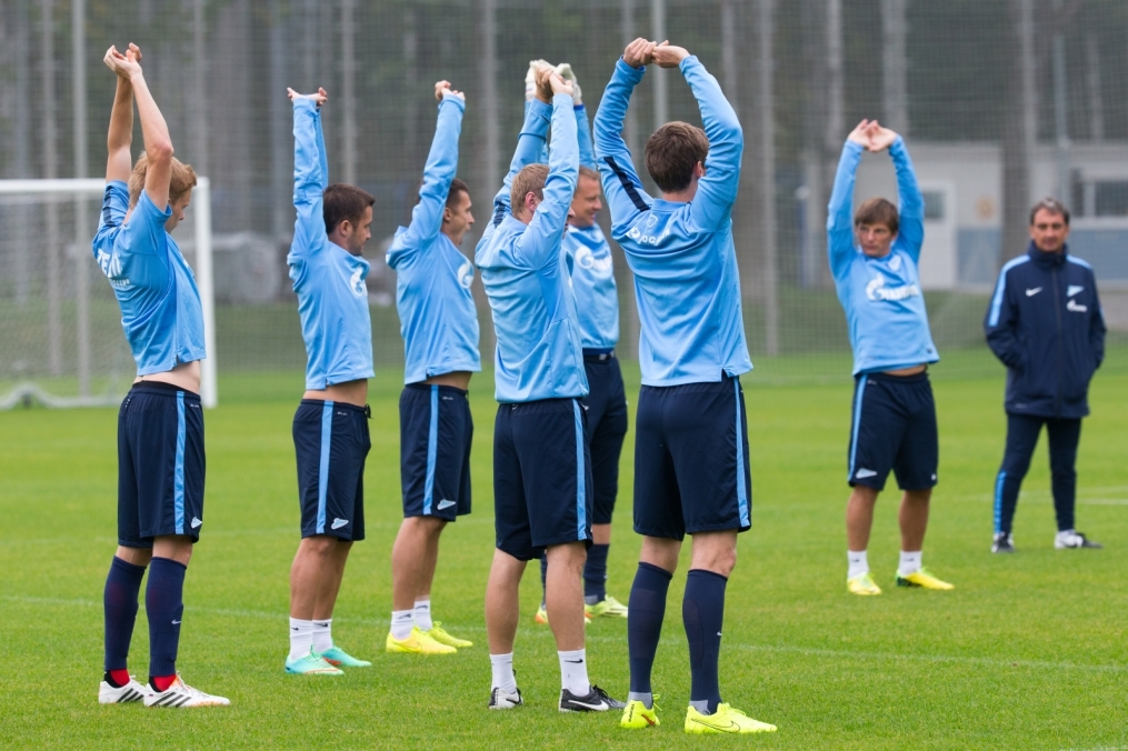 Открытая тренировка «Зенита» перед матчем с «Динамо»