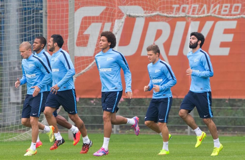 Открытая тренировка «Зенита» перед матчем с «Динамо»