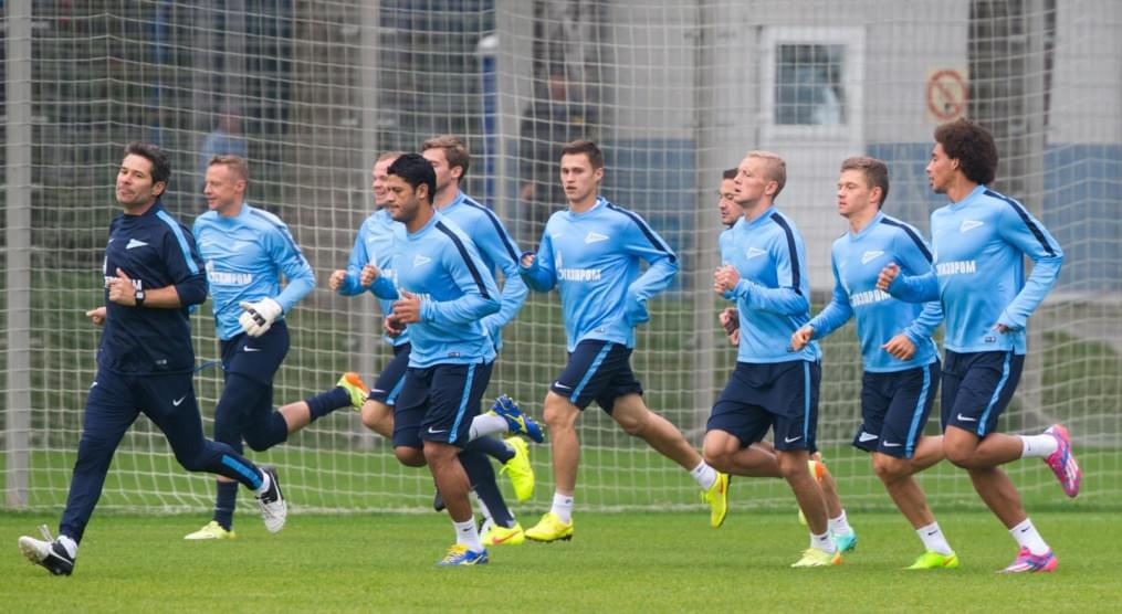 Открытая тренировка «Зенита» перед матчем с «Динамо»