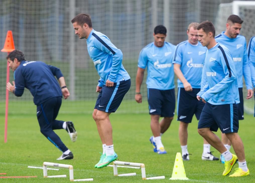 Открытая тренировка «Зенита» перед матчем с «Динамо»