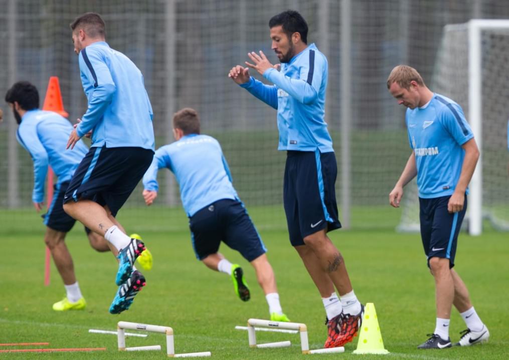 Открытая тренировка «Зенита» перед матчем с «Динамо»