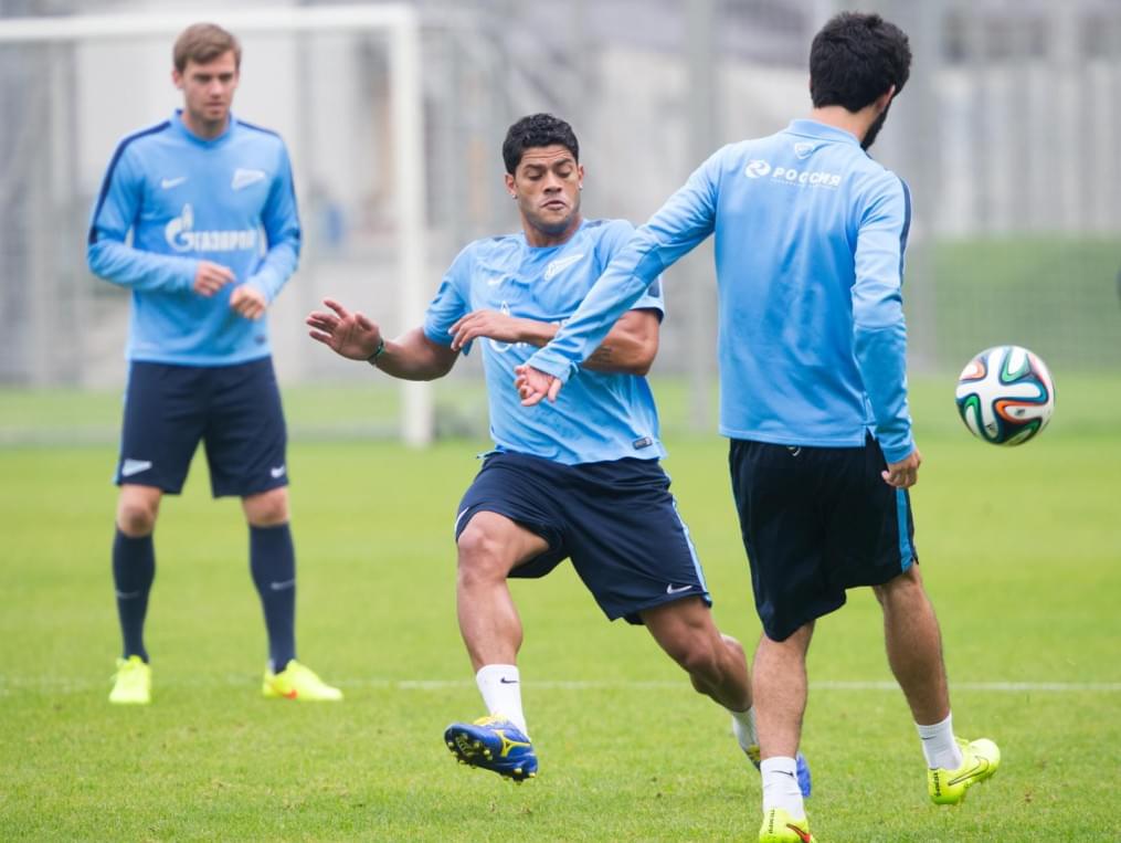Открытая тренировка «Зенита» перед матчем с «Динамо»