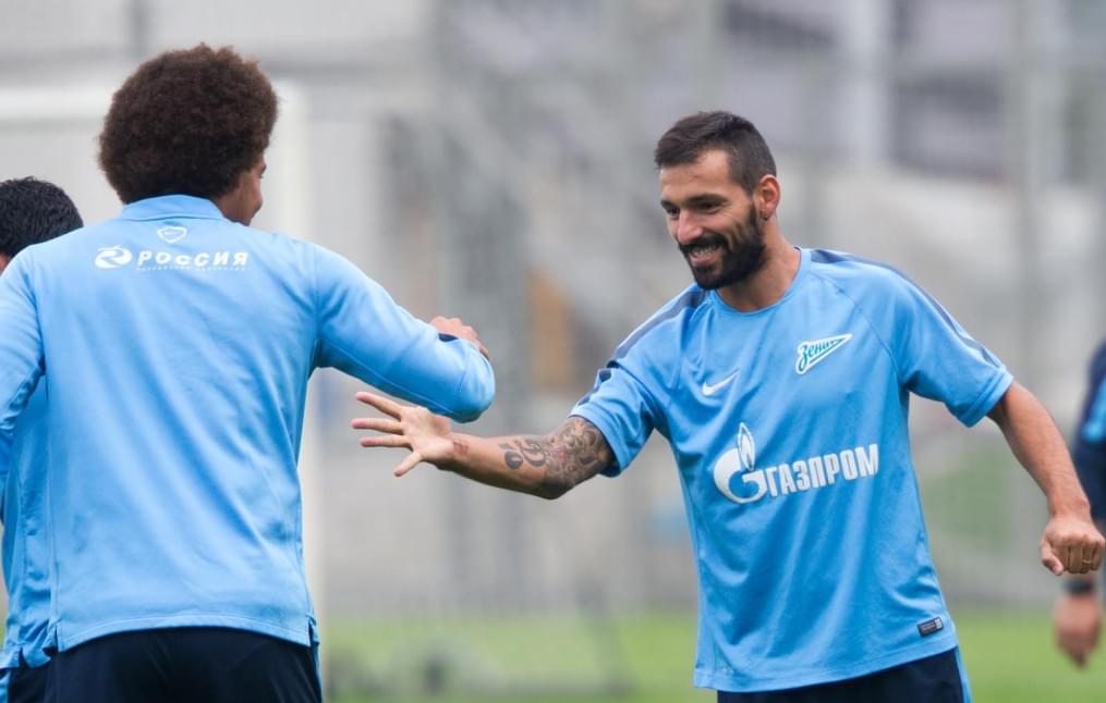 Открытая тренировка «Зенита» перед матчем с «Динамо»