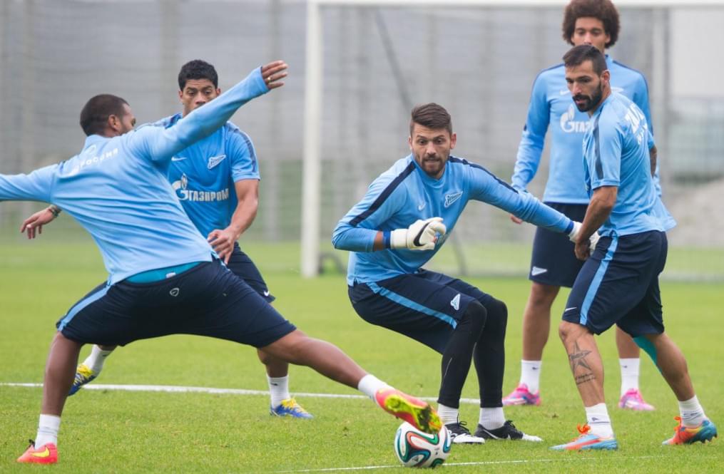 Открытая тренировка «Зенита» перед матчем с «Динамо»